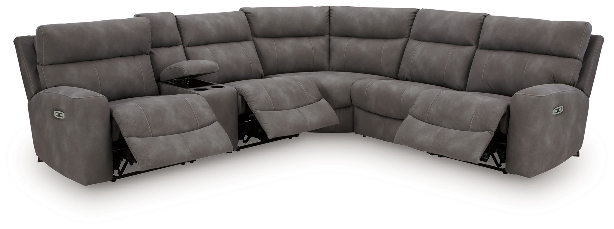 Next-gen Durapella - Power Reclinering Sectional Set - 6 Piece Living