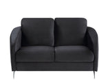 Sofia - Velvet Modern Chic Loveseat Couch by Lilola Home | Bel Furniture