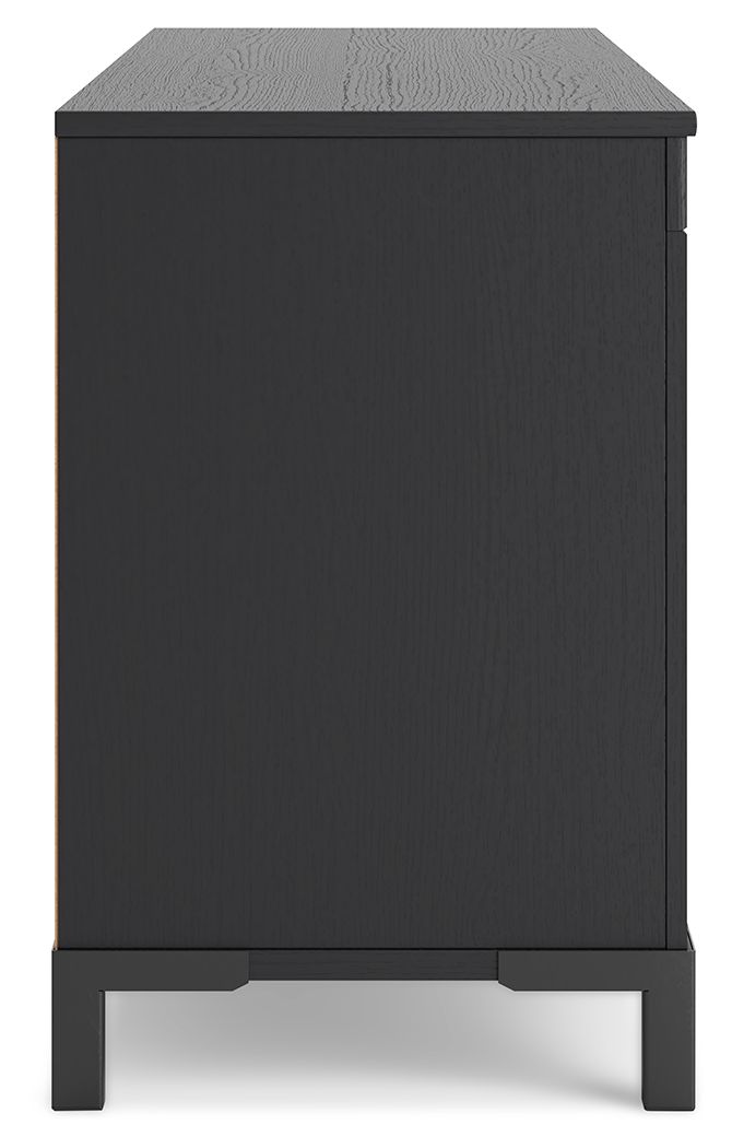 Cayberry - Black - TV Stand With Fireplace by Signature Design by Ashley® | Bel Furniture