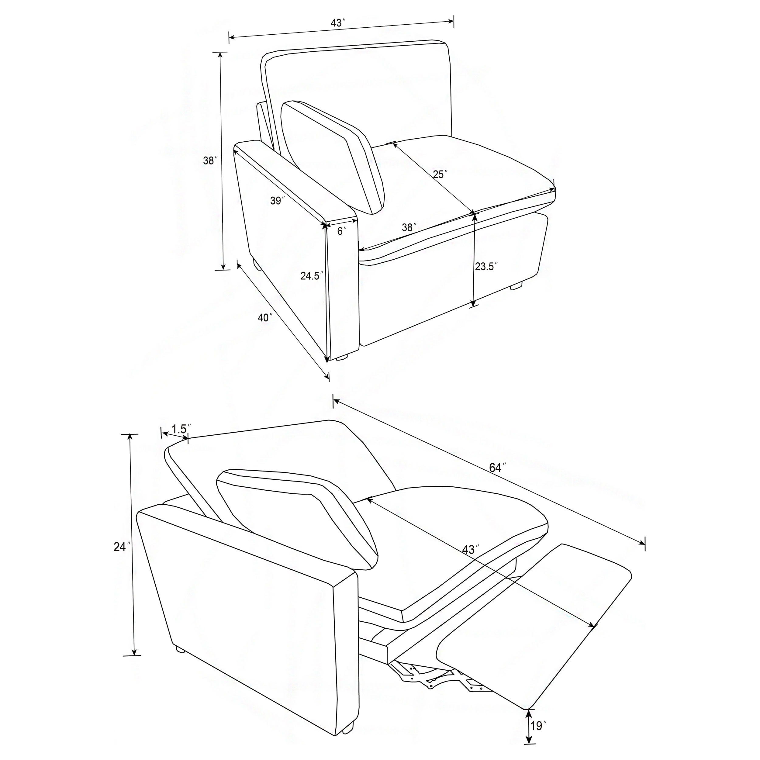 Collins - Modular Power Sofa