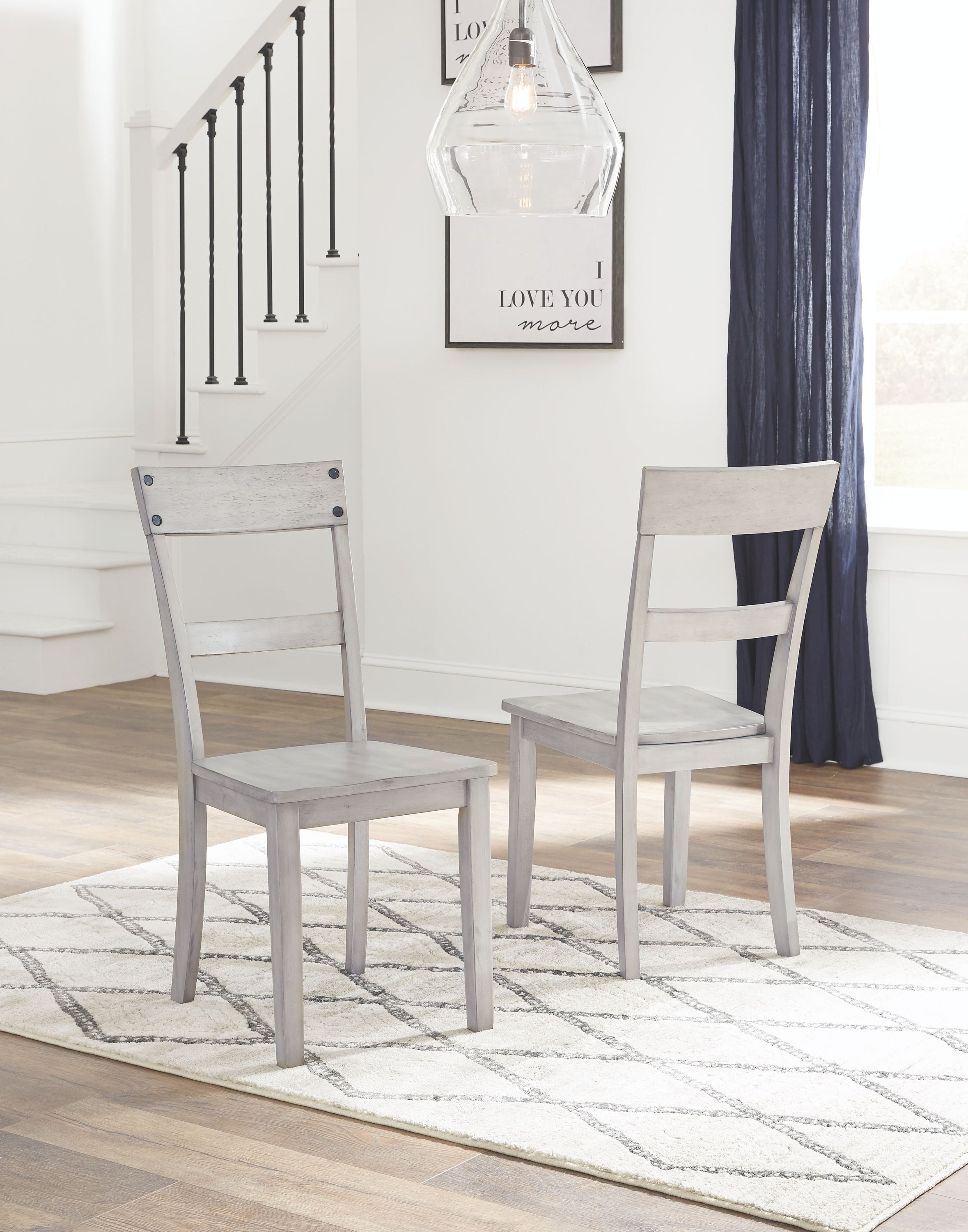 Loratti - Gray - Dining Room Side Chair (Set of 2)