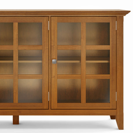 Acadian - Wide Storage Cabinet Handcrafted by Simpli-Home | Bel Furniture