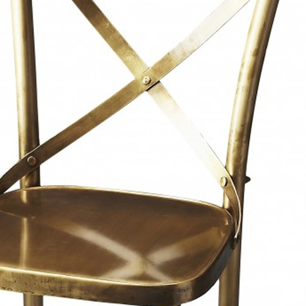 Iron Bar Chair - Gold