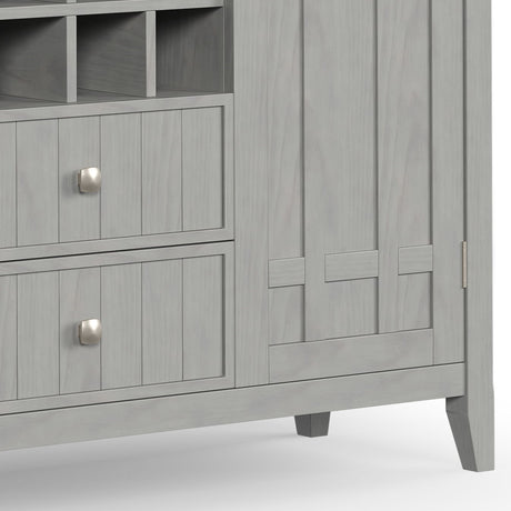 Bedford - Sideboard Buffet And Wine Rack by Simpli-Home | Bel Furniture