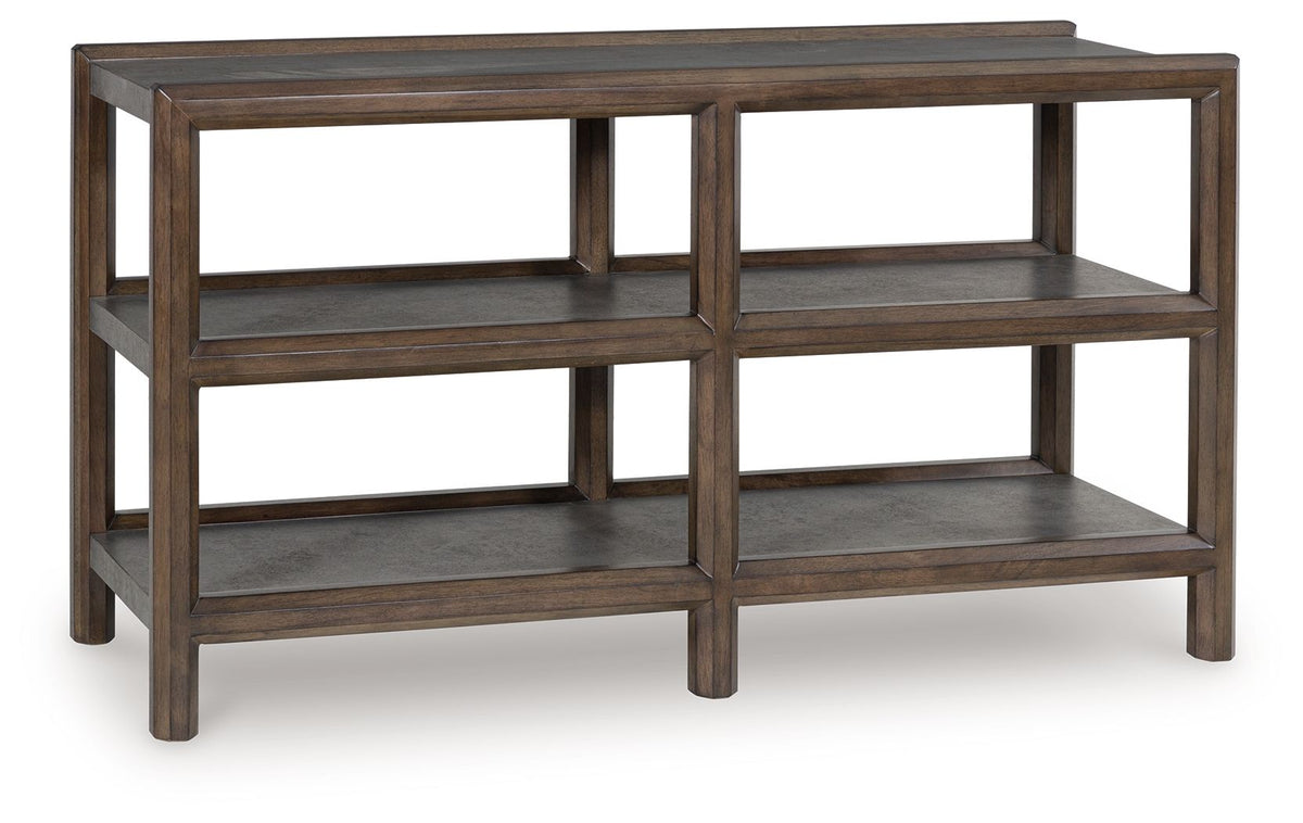 Kallenny - Brown / Gray - Sofa Table by Signature Design by Ashley® | Bel Furniture