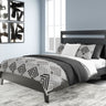 Finch - Panel Platform Bed Black Queen by Signature Design by Ashley® | Bel Furniture