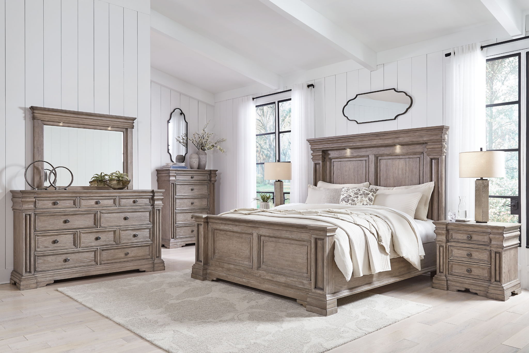 Blairhurst - Panel Bedroom Set - 6 Piece Bedroom Sets by Signature