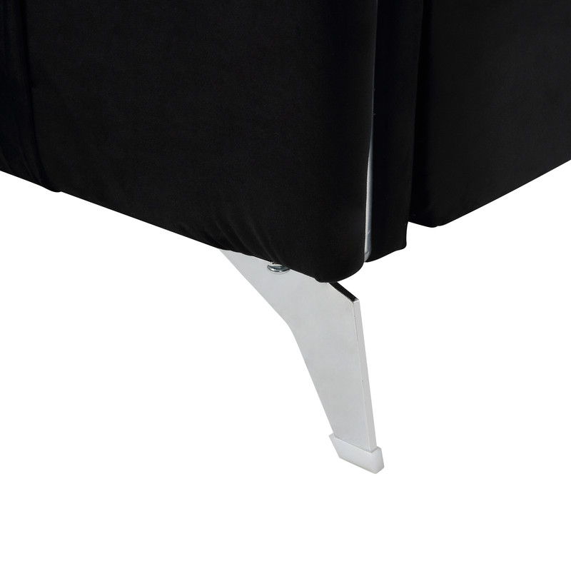 Hathaway - Velvet Modern Chic Loveseat Couch by Lilola Home | Bel Furniture