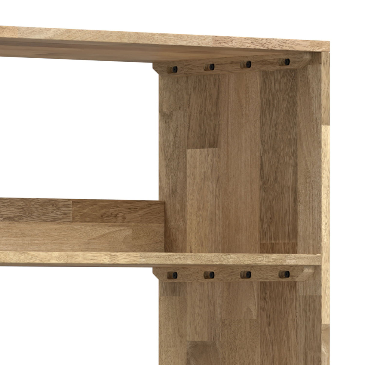 Hunter - Tall Bookcase - Natural by Simpli-Home | Bel Furniture