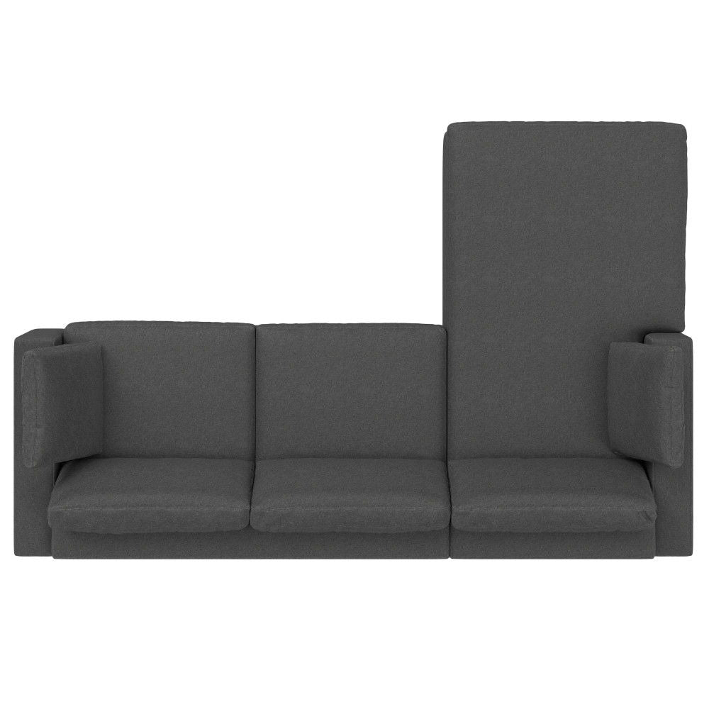 Charlie - Upholstered Deep Seater Sectional Sofa by Simpli-Home | Bel Furniture