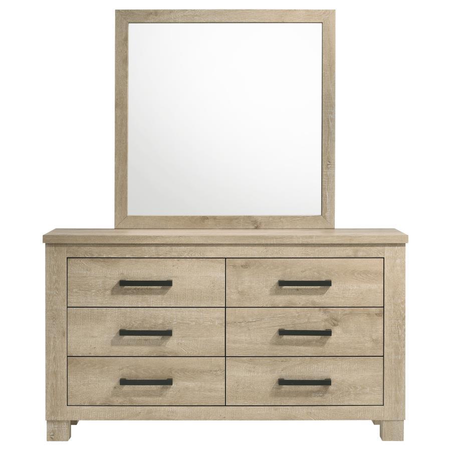 Oakglen - 6-Drawer Bedroom Dresser by Coaster Fine Furniture | Bel Furniture