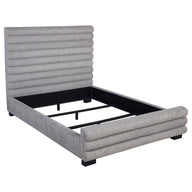 Patricia - Boucle Upholstered Bed Gray by Coaster Fine Furniture | Bel Furniture