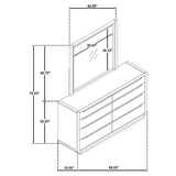 Leandro - 8-Drawer Bedroom Dresser Cabinet