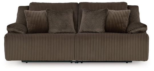 Top Tier - Reclining Sectional Dark Brown 2 Pc. Loveseat Reclining Sectional by Signature Design by Ashley® | Bel Furniture