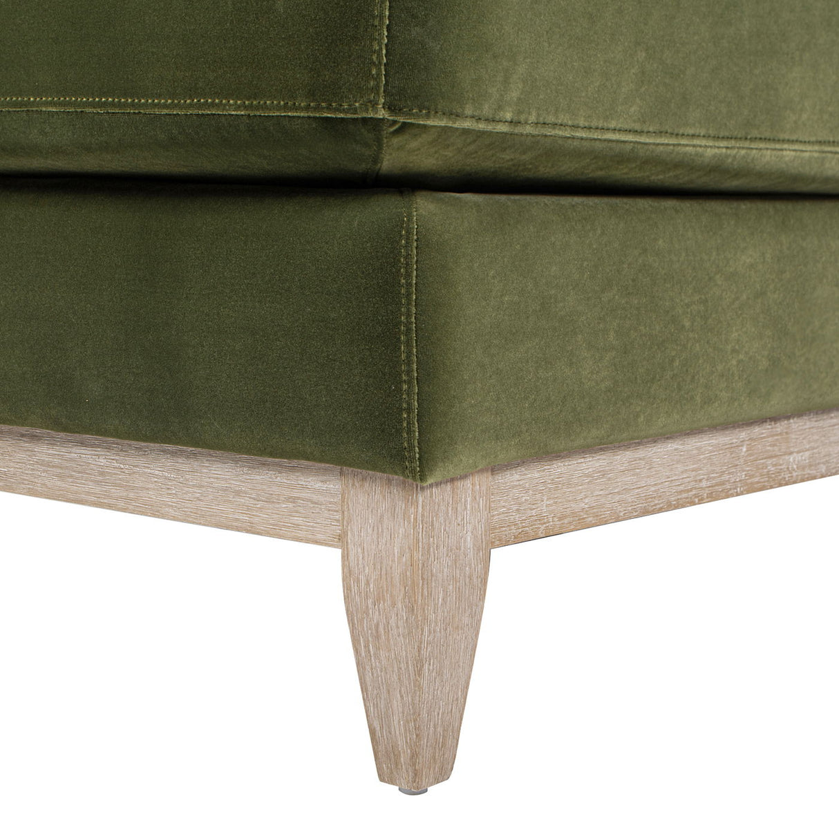 Pasadena - Modern Farmhouse Chaise Lounge Chair - Olive Green by Jennifer Taylor Home | Bel Furniture
