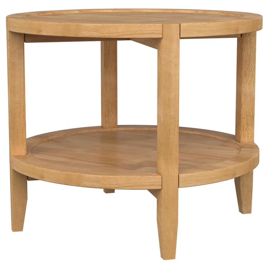 Camillo - Round Solid Wood Table by Coaster Fine Furniture | Bel Furniture
