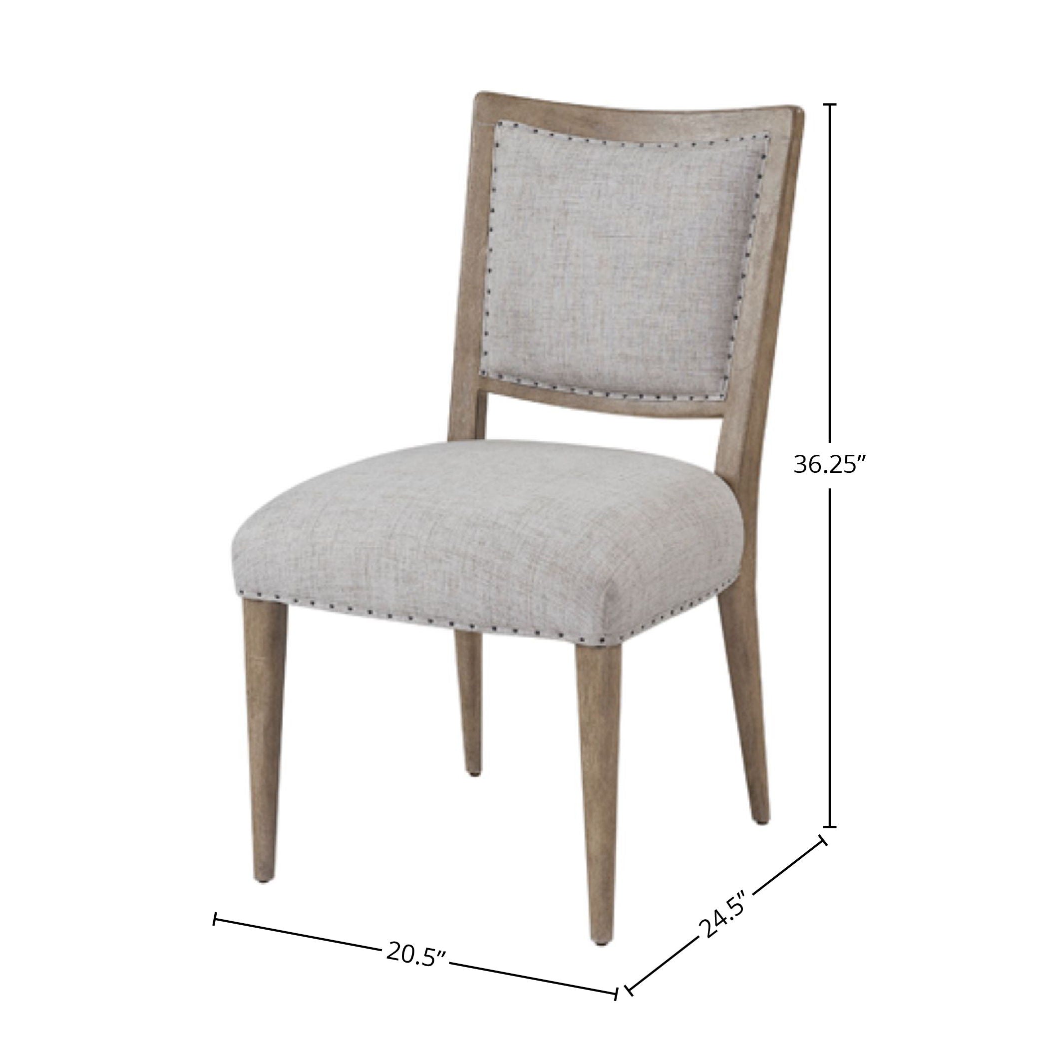 Oversized Side Dining Chair (Set of 2) - Sand