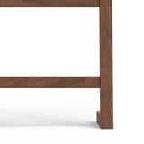 Bray - Bath Towel And Blanket Ladder Shelf - Natural Walnut by Simpli-Home | Bel Furniture