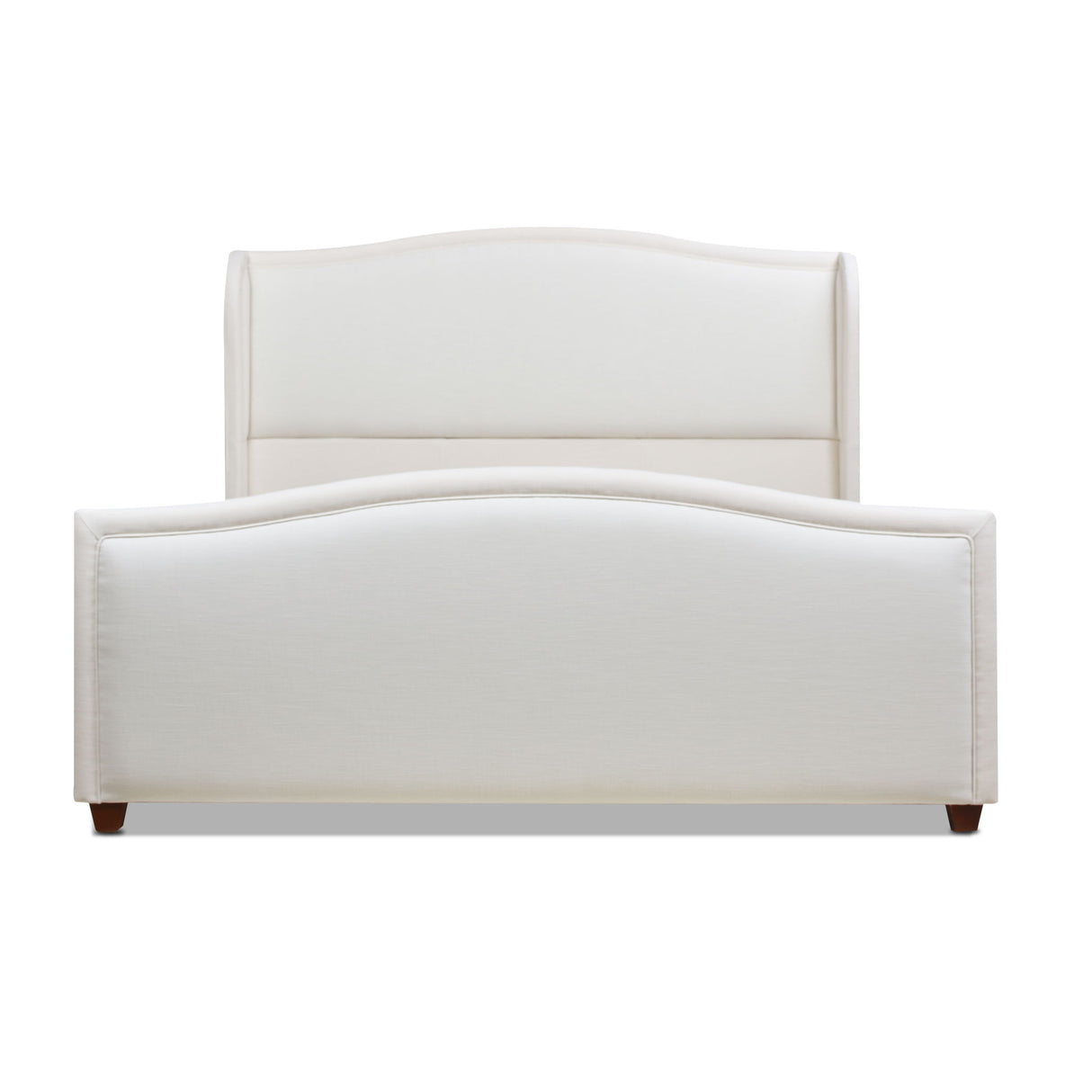 Carmen - Upholstered Wingback Panel Bed Frame