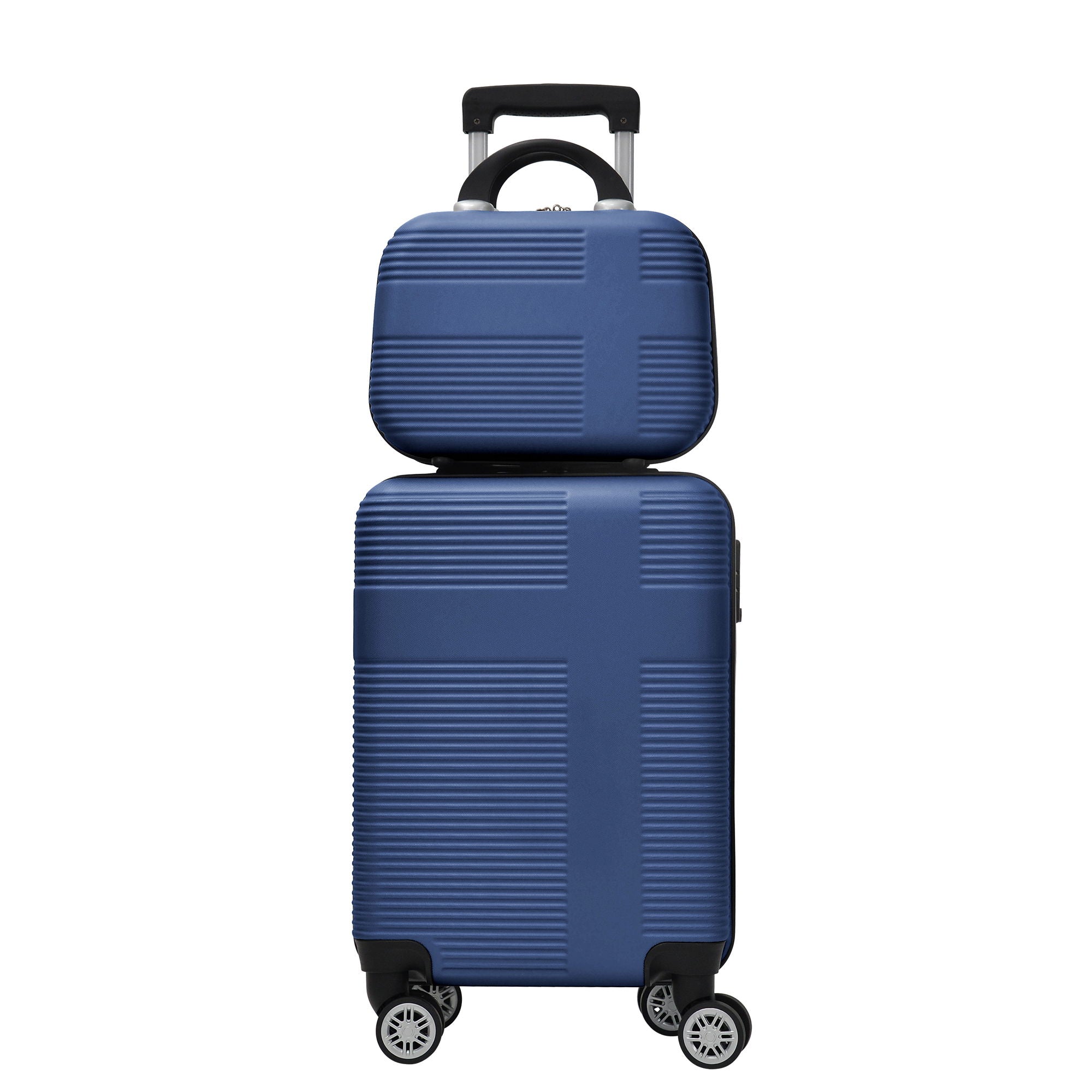 Luggage 4 Piece Set With Spinner Wheels, Hardshell Lightweight Suitcase With Tsa Lock, Checked Luggage