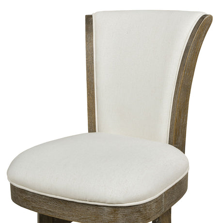 Henry - Armless Swivel Counter Height Bar Stool by Jennifer Taylor Home | Bel Furniture