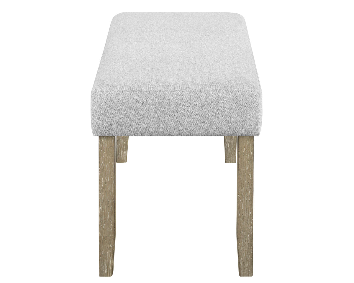 Dune - Bench - Pearl Silver by Crown Mark | Bel Furniture