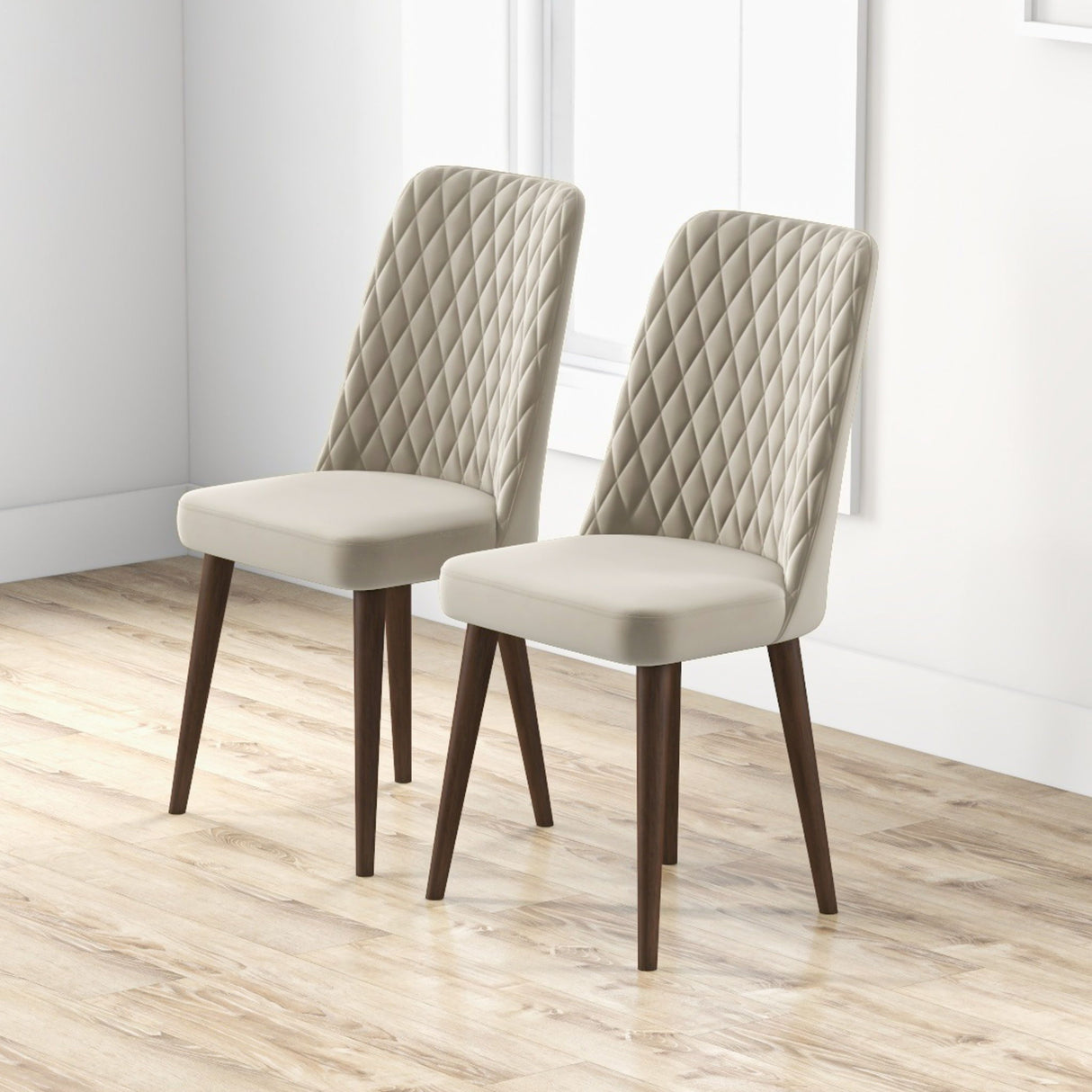 Katie - Mid-Century Modern Dining Chair (Set of 2)