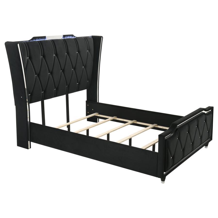 Lorient - LED Upholstered Bed