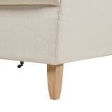 Alana - L-Shape Reversible Sectional Sofa - Light Beige by Jennifer Taylor Home | Bel Furniture