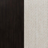 Catley - 5 Piece Round Drop Leaf Dining Table Set - Dark Coffee