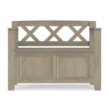 Amherst - Small Transitional Entryway Storage Bench