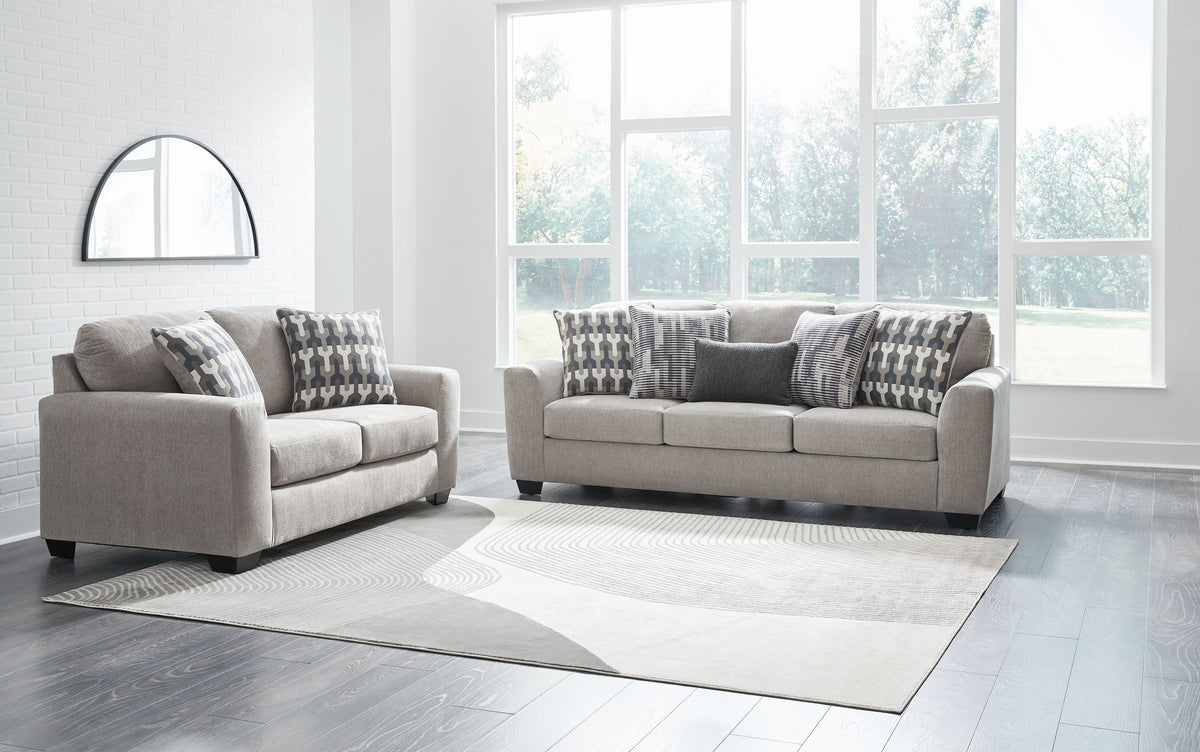 Avenal Park - Living Room Set Gray 2 Pc. Sofa, Loveseat by Signature Design by Ashley® | Bel Furniture