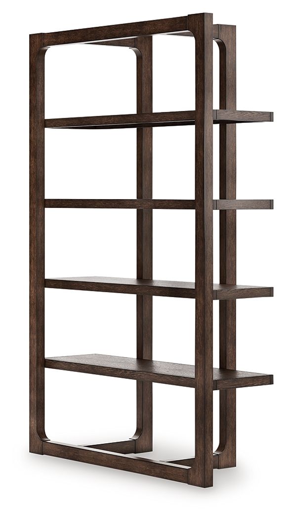 Breckington - Dark Brown - Bookcase by Signature Design by Ashley® | Bel Furniture