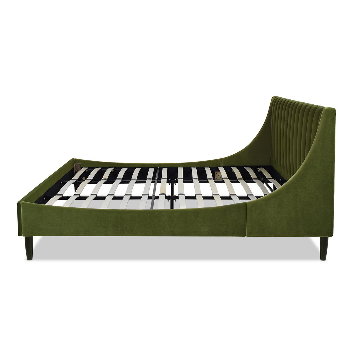 Aspen - Vertical Tufted Modern Headboard Platform Bed Set by Jennifer Taylor Home | Bel Furniture