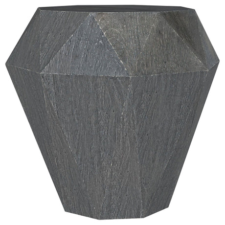 Jacinto - Octagonal Solid Mango Wood Side Table Dark Gray by Coaster Fine Furniture | Bel Furniture