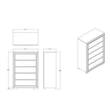 Adelaide - 5 Pieces With LED Set
