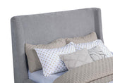 Rennes - Upholstered Wingback Platform Bed