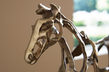 Grainville - Sculpture - Antique Gold Finish - view 3