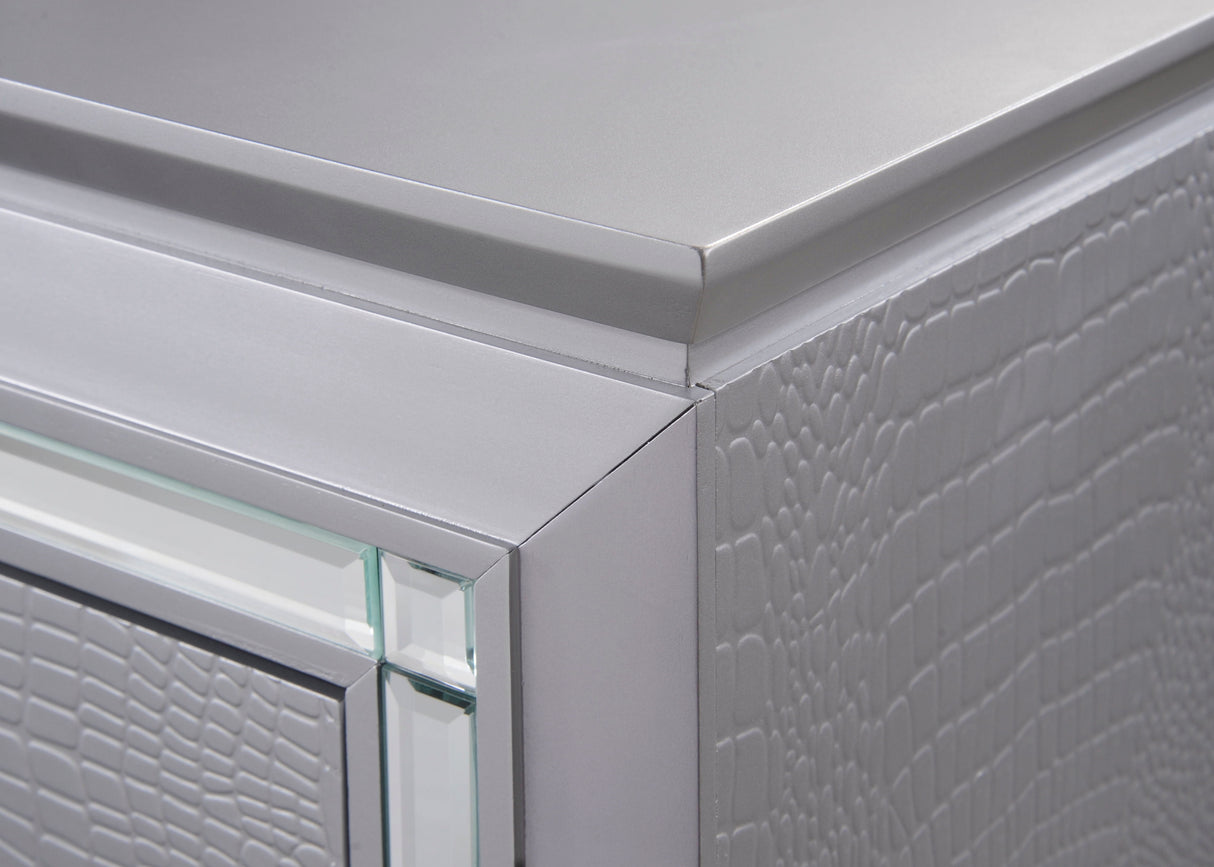 Lillian - Nightstand - Gray by Crown Mark | Bel Furniture