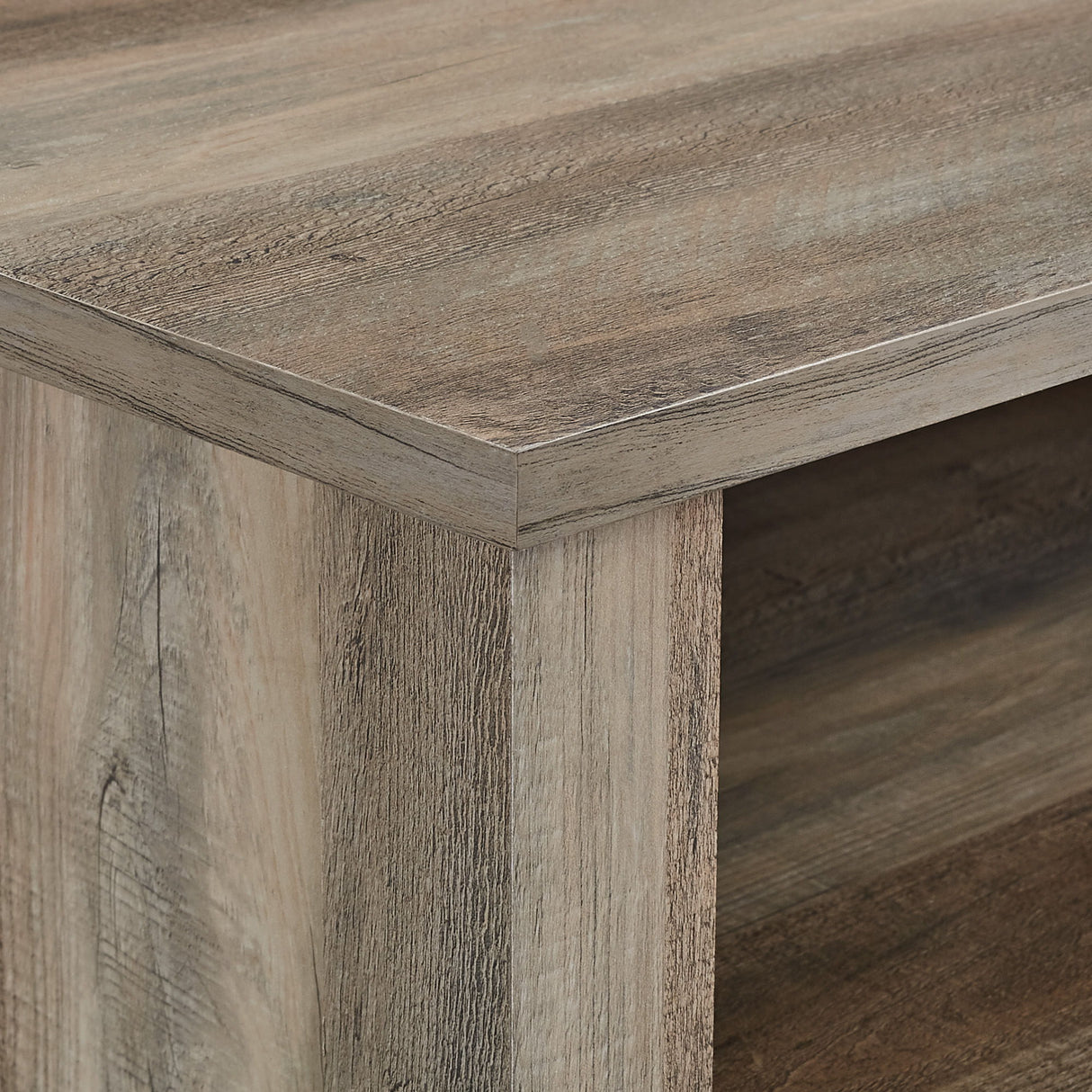 Classic Glass Door Fireplace Tall TV Stand For TVs Up To 65"