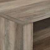 Classic Glass Door Fireplace Tall TV Stand For TVs Up To 65"