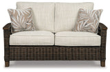Paradise Trail - Medium Brown - Loveseat w/Cushion by Signature Design by Ashley® | Bel Furniture