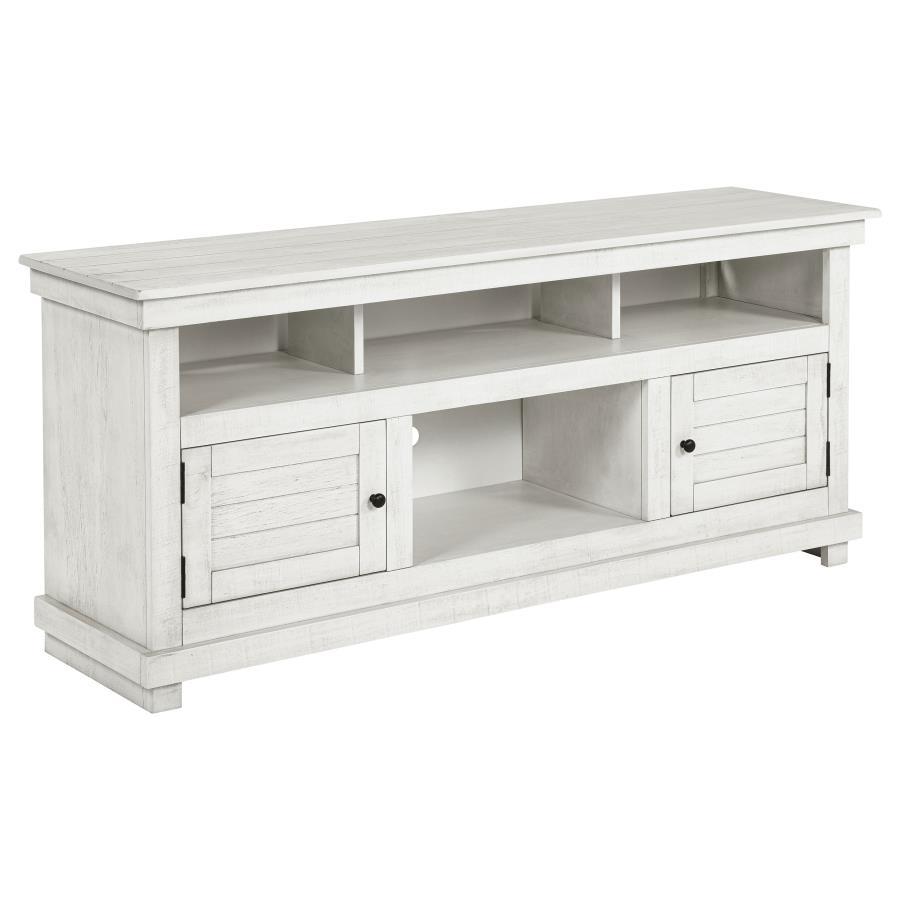 Payne - TV Stand Media Console White 60"W x 16.25"D x 27"H by Coaster Fine Furniture | Bel Furniture