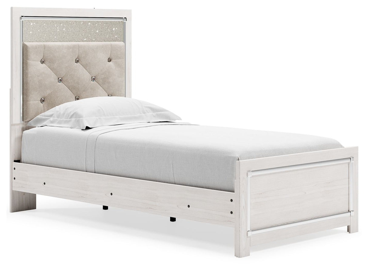 Altyra - Panel Bed White Twin None by Signature Design by Ashley® | Bel Furniture