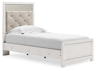 Altyra - Panel Bed White Twin None by Signature Design by Ashley® | Bel Furniture