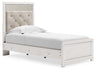 Altyra - Panel Bed White Twin None by Signature Design by Ashley® | Bel Furniture