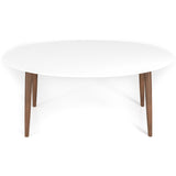 Ada - Mid-Century Modern Style Oval Dining Table