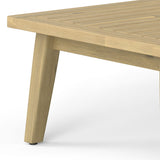 Palmetto - Outdoor Coffee Table - Light Teak by Simpli-Home | Bel Furniture