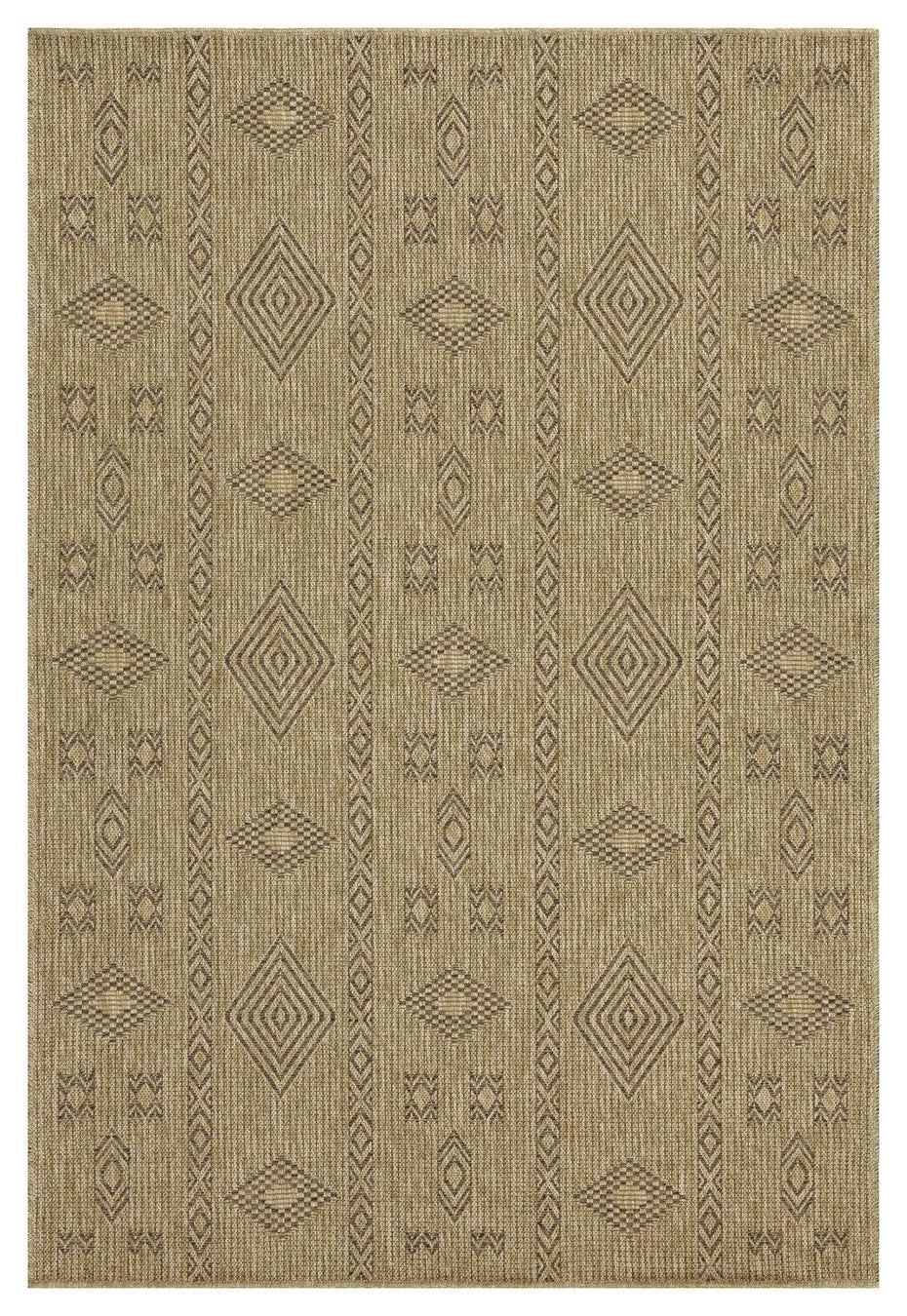 Earth - 7'10" X 10'3" Indoor, Outdoor Area Rug - Natural, Mocha