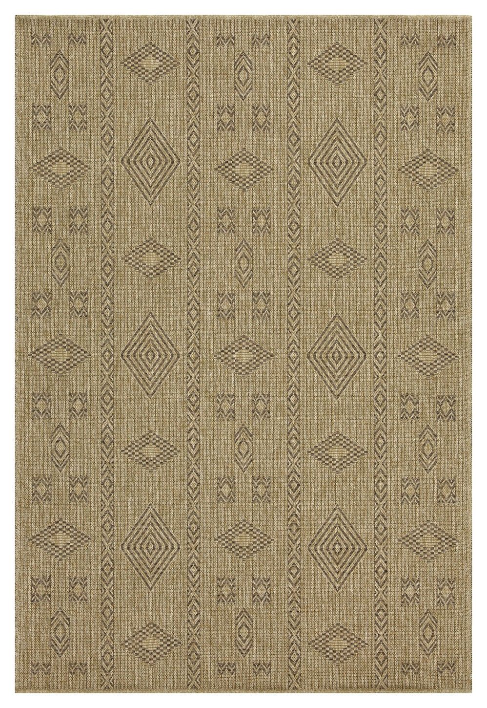 Earth - 2'7" X 7'3" Indoor, Outdoor Area Rug - Jute, Mocha by Icona Home Decor | Bel Furniture